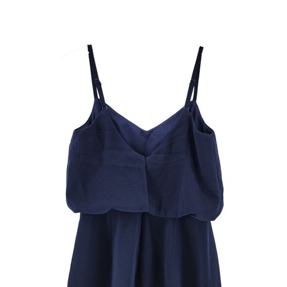 Dress The Population "Alondra Dress Midnight Blue" Midi Dress Size Medium NWT - Picture 6 of 13